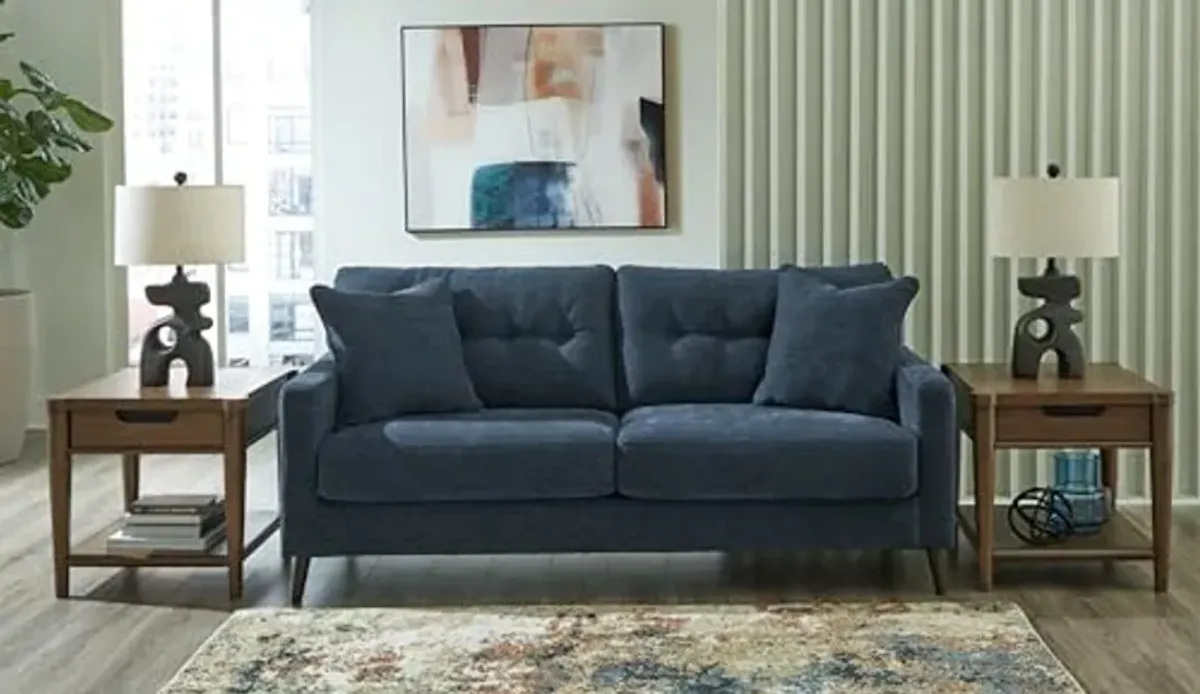 Signature Design by Ashley Bixler Sofa, 79" W x 38" D x 37" H, Blue