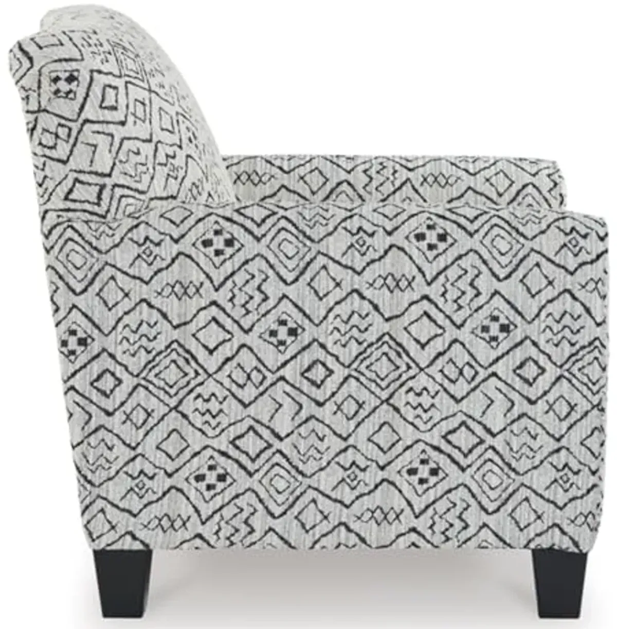 Signature Design by Ashley Hayesdale Accent Chair, 33" W x 37" D x 36" H, Black & Gray