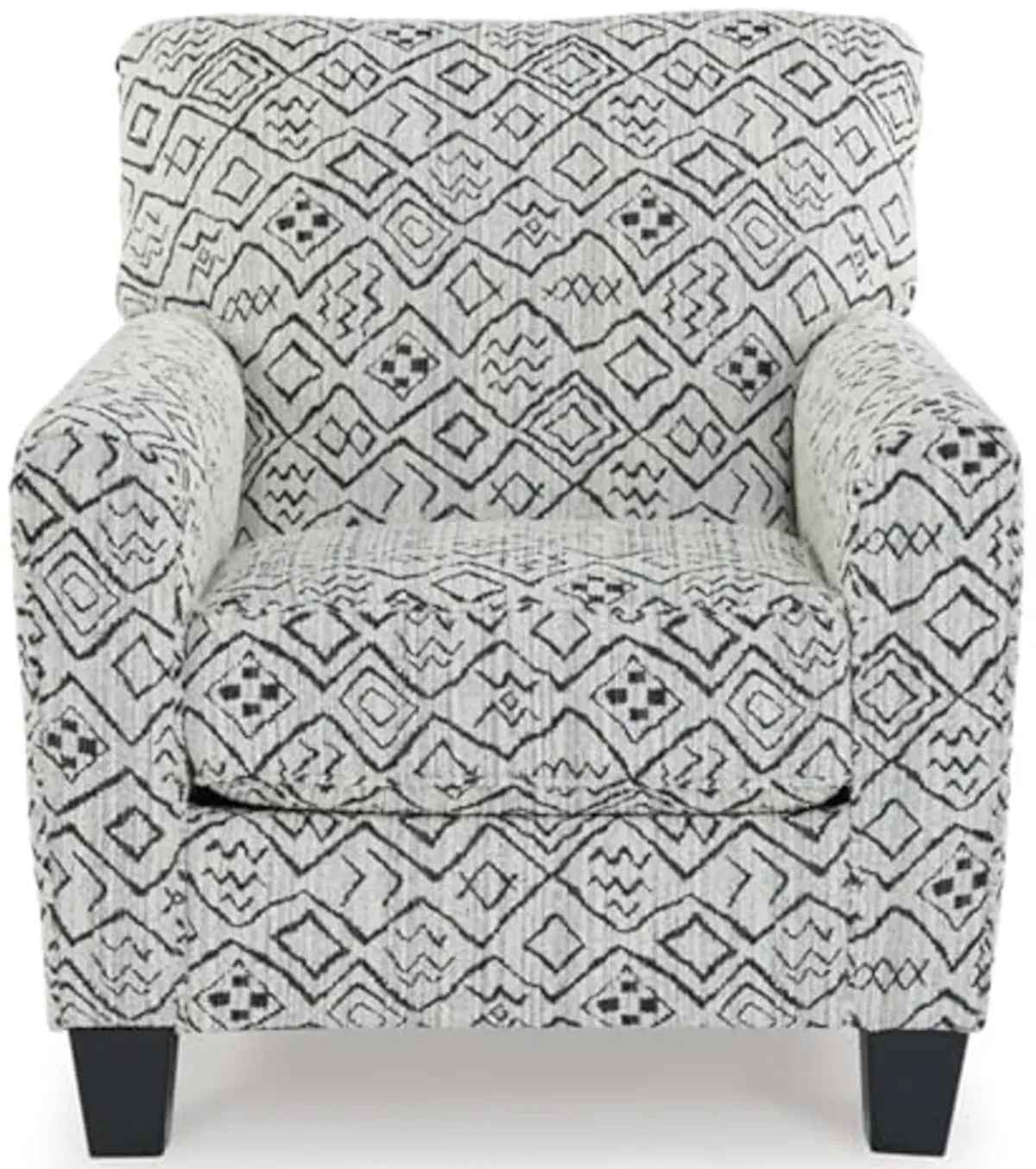 Signature Design by Ashley Hayesdale Accent Chair, 33" W x 37" D x 36" H, Black & Gray