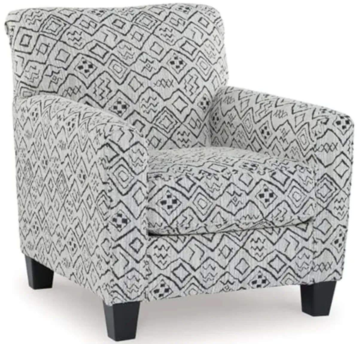 Signature Design by Ashley Hayesdale Accent Chair, 33" W x 37" D x 36" H, Black & Gray