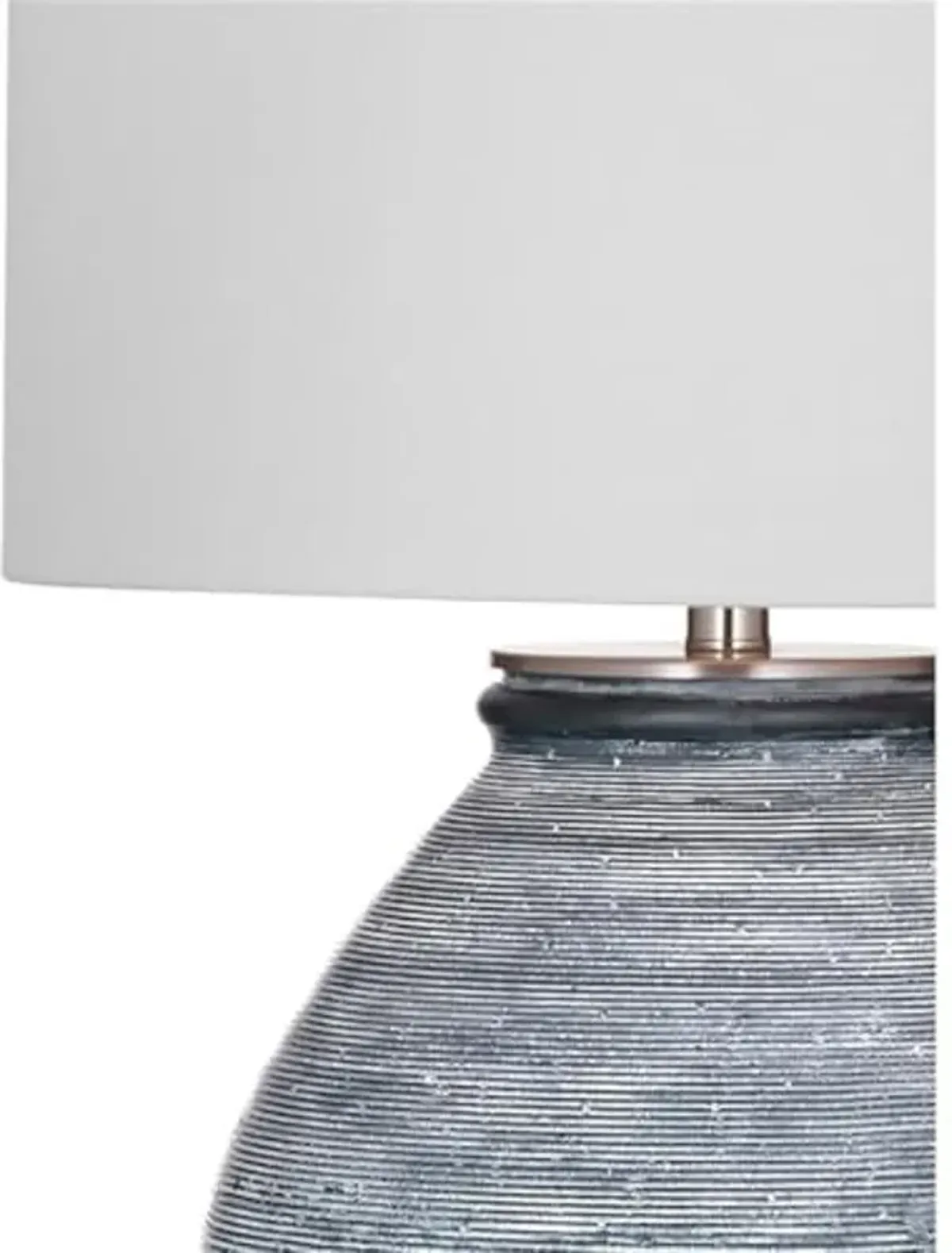 Bassett Mirror Company Midlands Table Lamp in Blue Stone