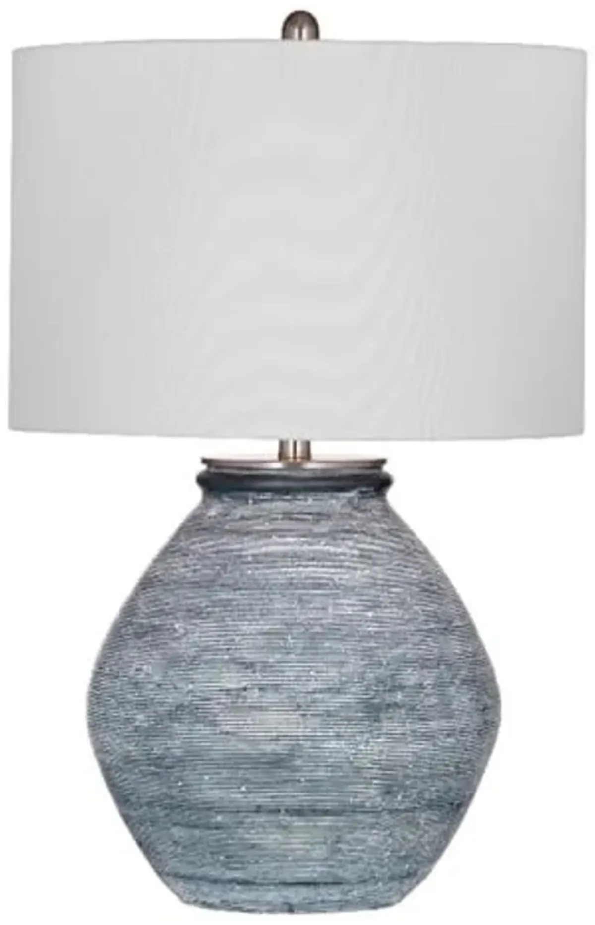 Bassett Mirror Company Midlands Table Lamp in Blue Stone