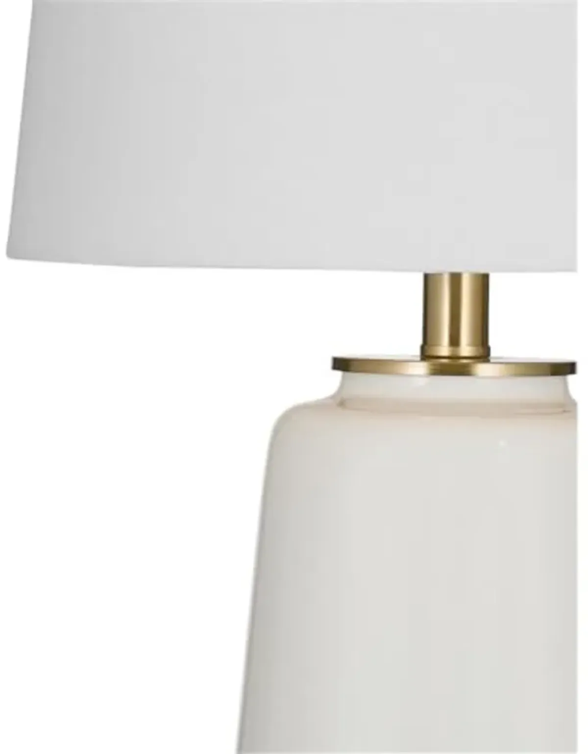 Bassett Mirror Company Cream Table Lamp in Cream Ceramic