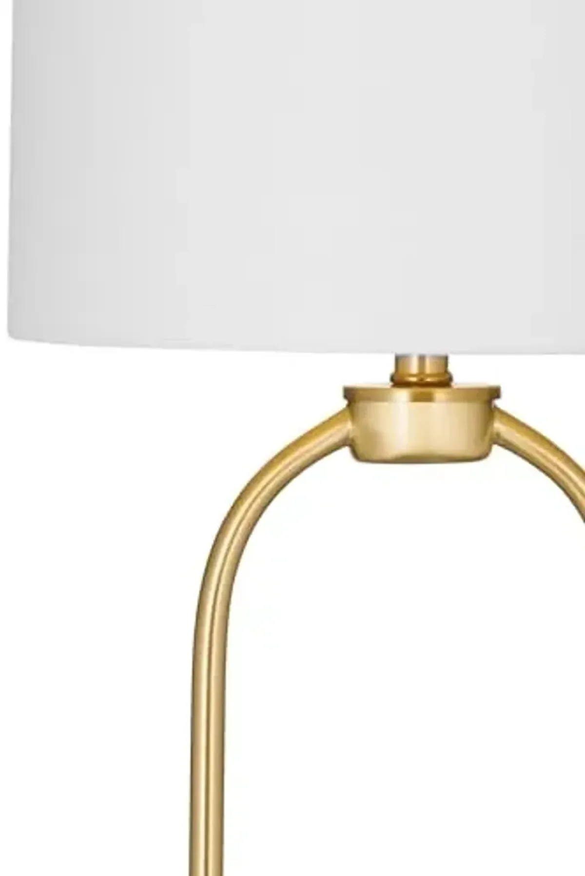 Bassett Mirror Company Tyne Table Lamp in Brass Marble