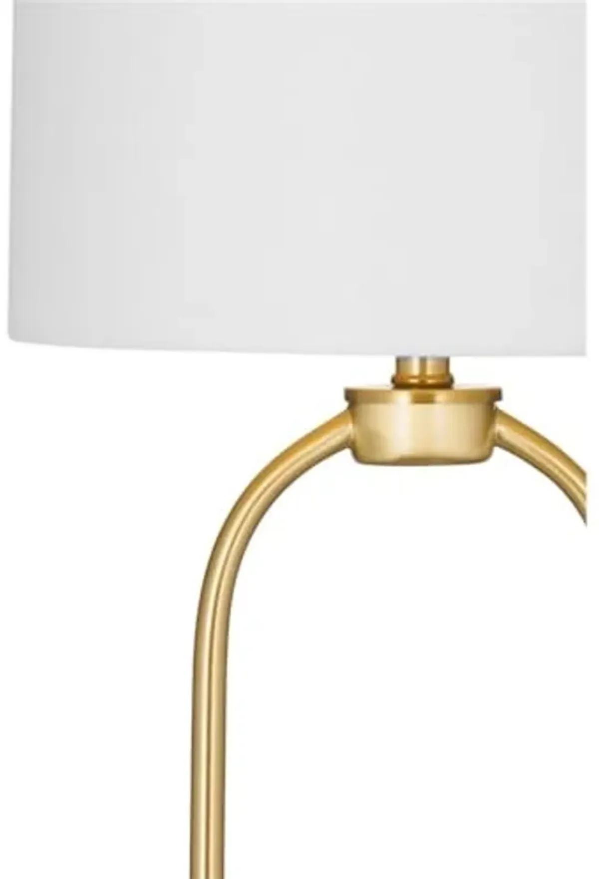 Bassett Mirror Company Tyne Table Lamp in Brass Marble