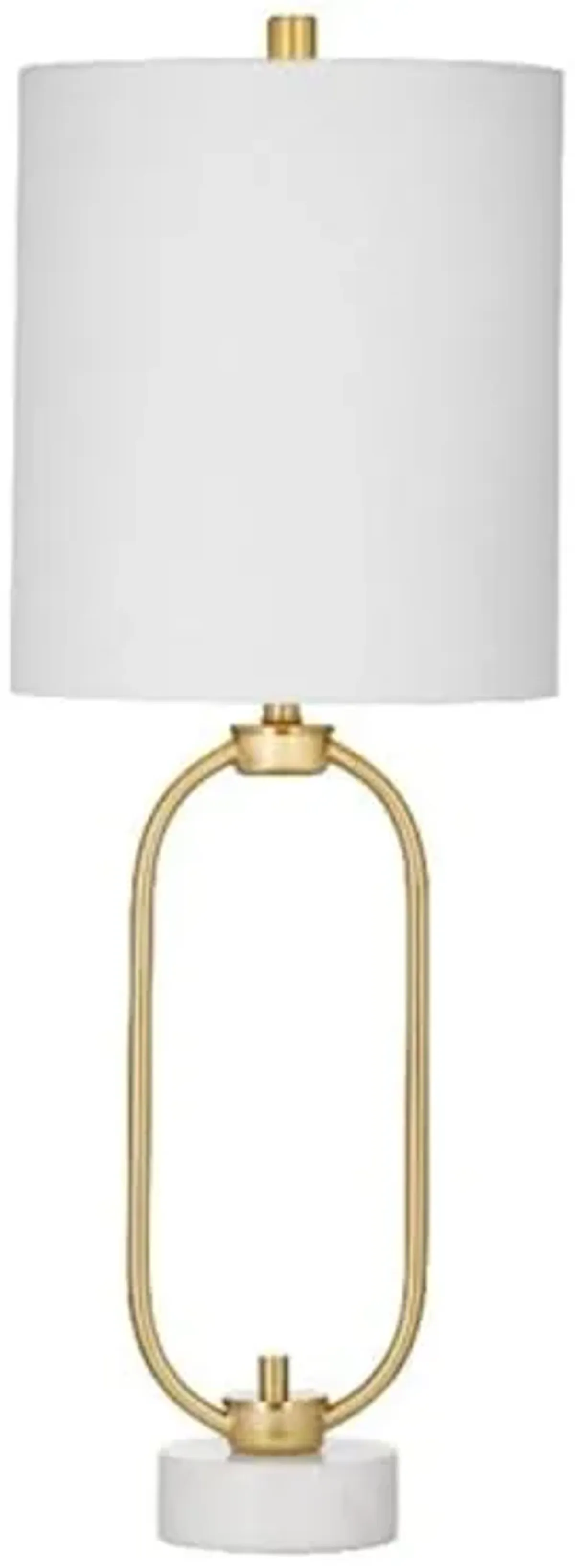 Bassett Mirror Company Tyne Table Lamp in Brass Marble