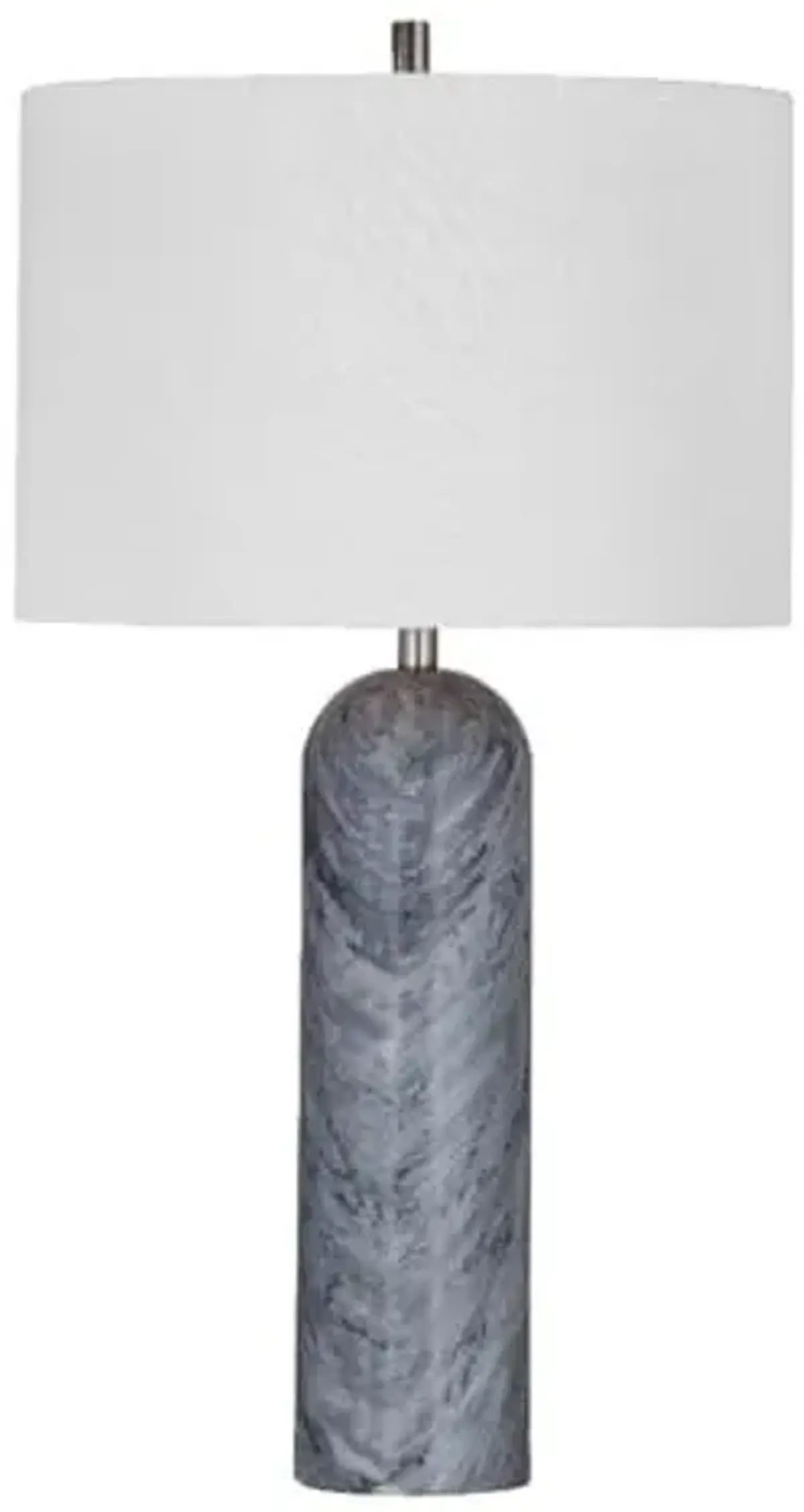 Bassett Mirror Company Sassandra Table Lamp in Gray Marble
