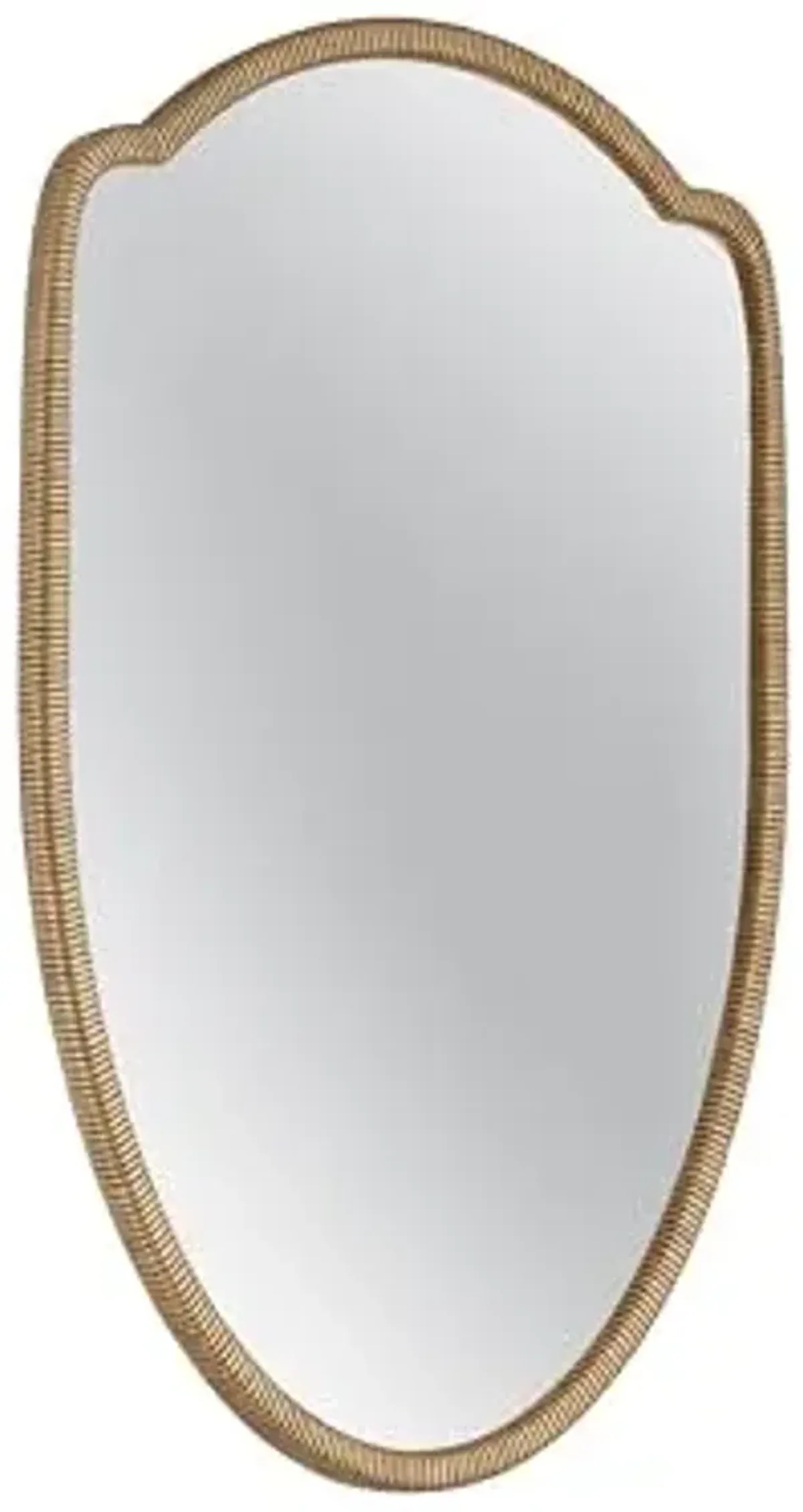 Miles Wall Mirror - Brass
