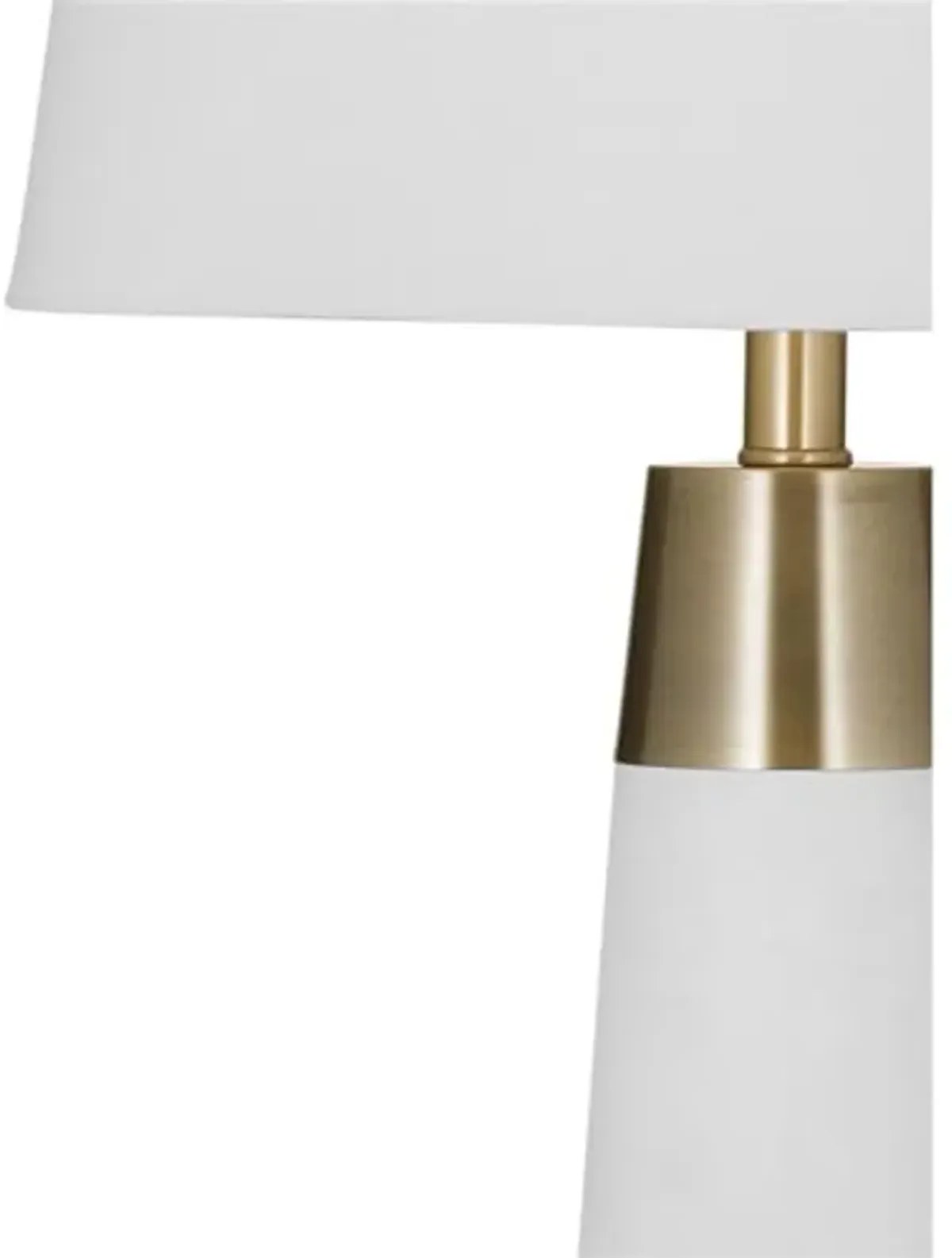 Bassett Mirror Company Osage Table Lamp in Gold Metal