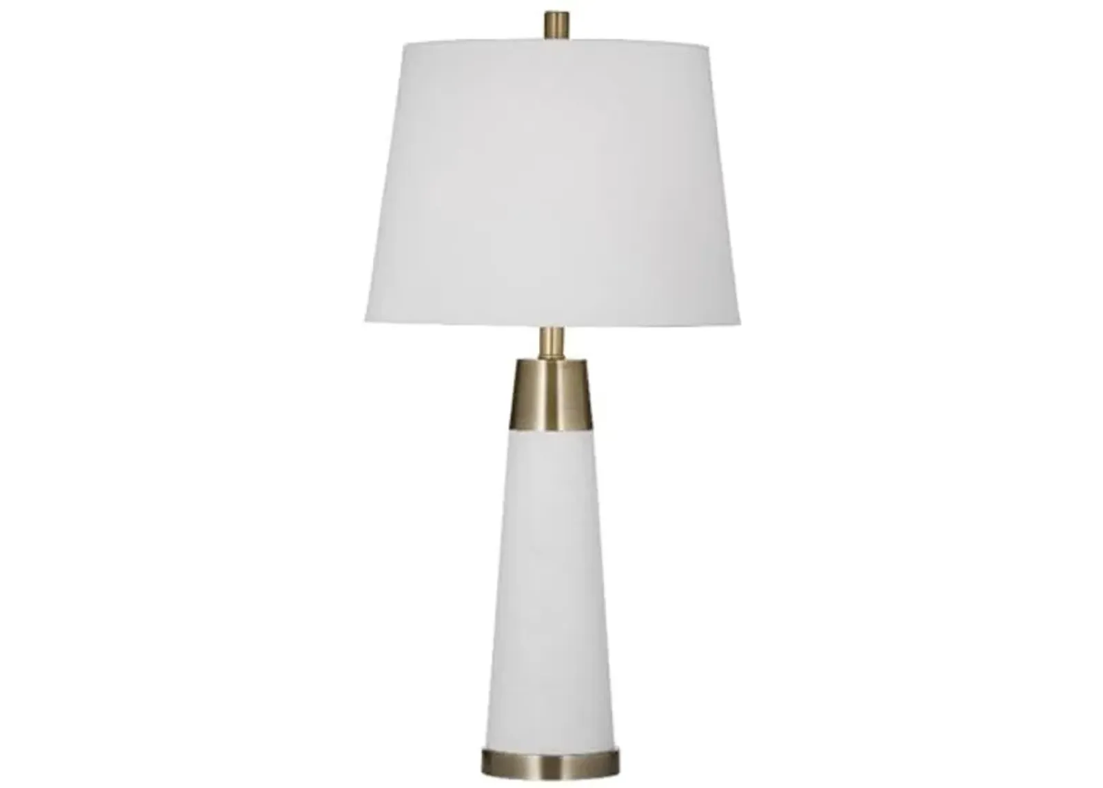 Bassett Mirror Company Osage Table Lamp in Gold Metal