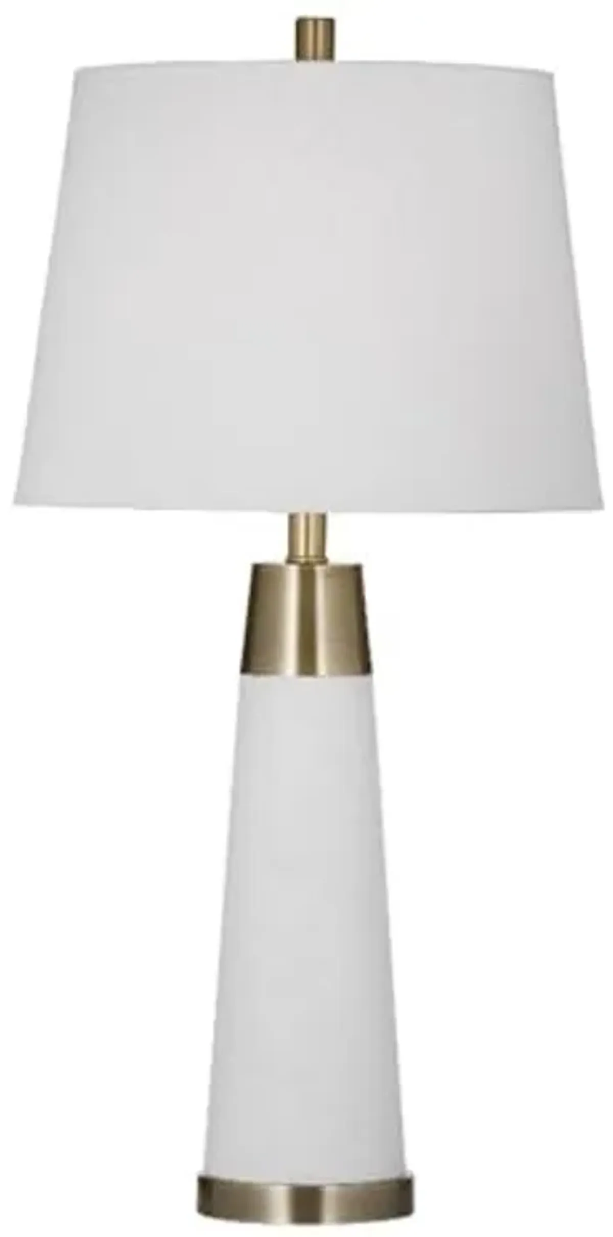 Bassett Mirror Company Osage Table Lamp in Gold Metal