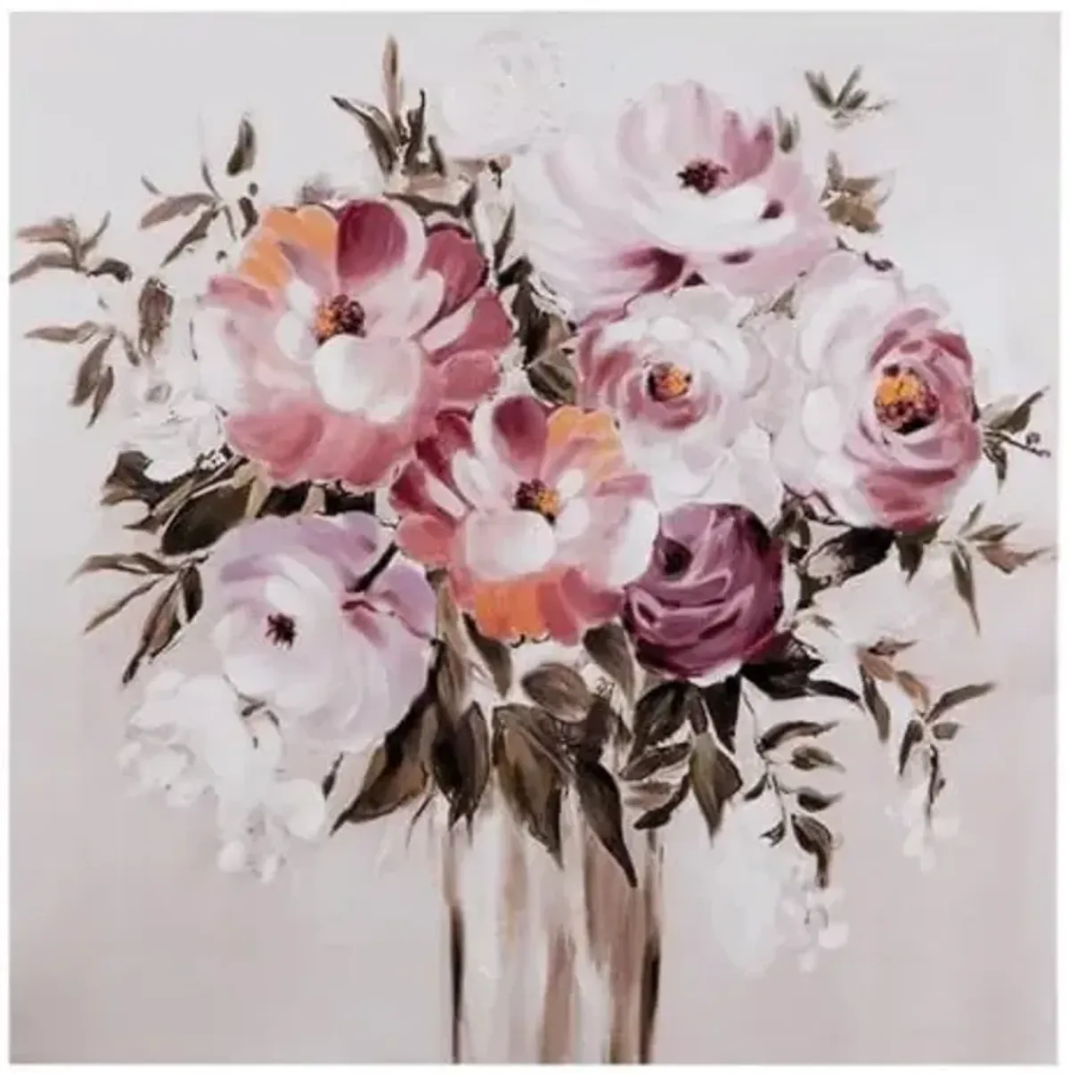 Bassett Mirror Company A Gift in Purple on Gallery Wrapped Canvas Fabric