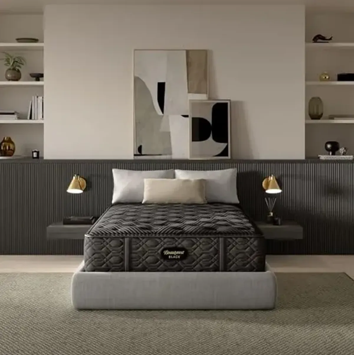 Beautyrest Black Series One 14" Plush King Mattress - Breathable, Cooling, and Supportive - CertiPUR-US Certified, 100-Night Sleep Trial, and 10-Year Limited Warranty