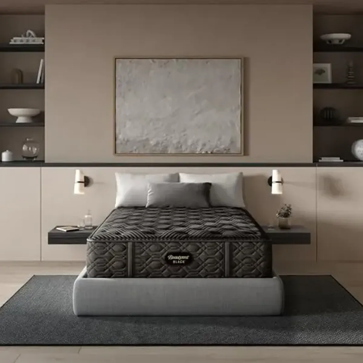 Beautyrest Black Series One 14.25" Medium Full Mattress - Breathable, Cooling, and Supportive - CertiPUR-US Certified, 100-Night Sleep Trial, and 10-Year Limited Warranty