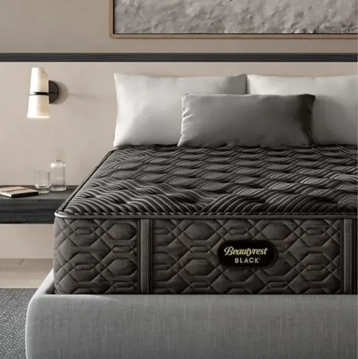 Beautyrest Black Series One 14.25" Medium Twin XL Mattress - Breathable, Cooling, and Supportive - CertiPUR-US Certified, 100-Night Sleep Trial, and 10-Year Limited Warranty