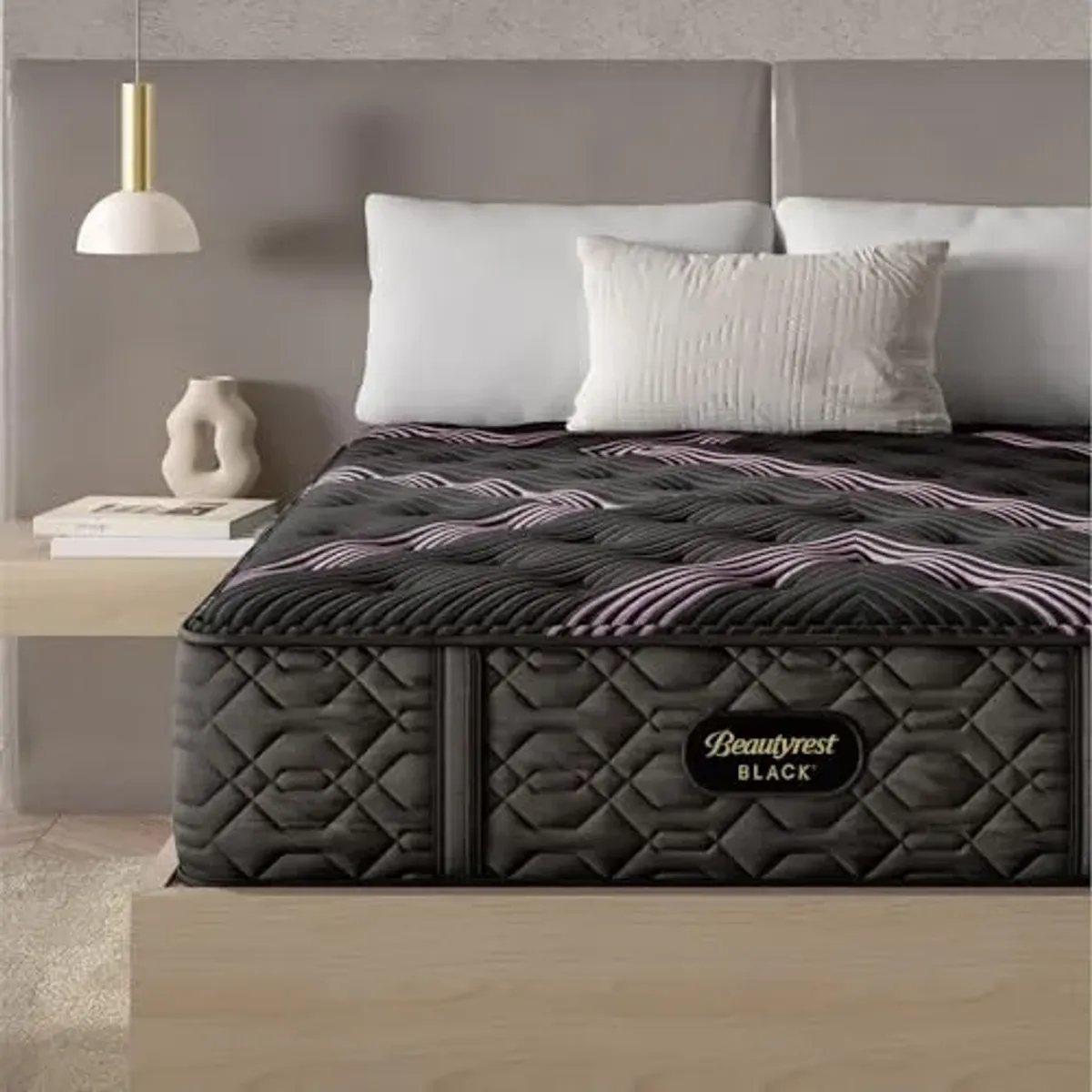 Beautyrest Black Series Two 14.25" Firm King Mattress - Breathable, Cooling, and Supportive - CertiPUR-US Certified, 100-Night Sleep Trial, and 10-Year Limited Warranty