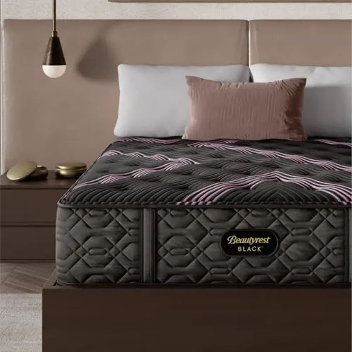 Beautyrest Black Series Two 15.5" Medium Twin XL Mattress - Breathable, Cooling, and Supportive - CertiPUR-US Certified, 100-Night Sleep Trial, and 10-Year Limited Warranty