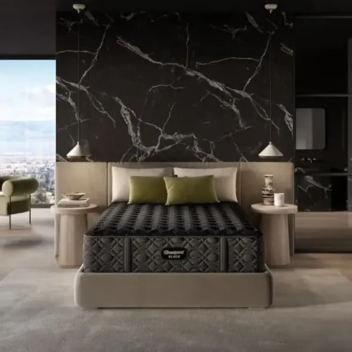 Beautyrest Black Series Three 15" Firm California King Mattress - Breathable, Cooling, and Supportive - CertiPUR-US Certified, 100-Night Sleep Trial, and 10-Year Limited Warranty