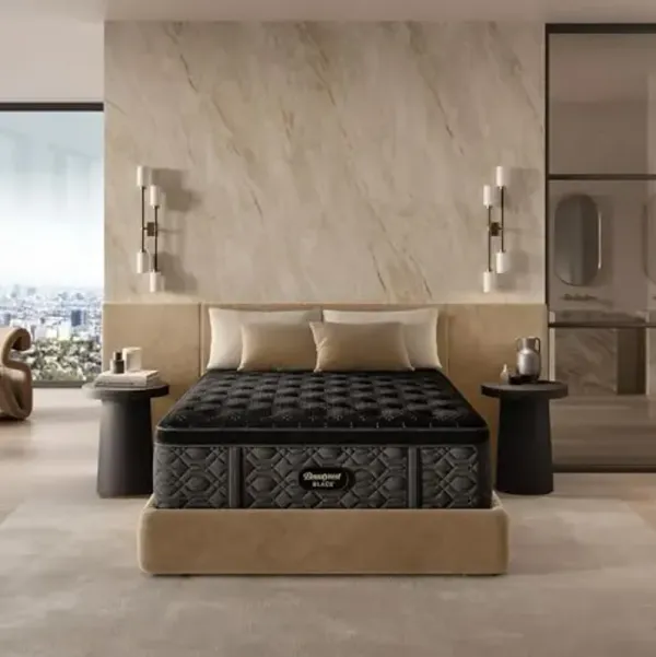 Beautyrest Black Series Three 16.75" Plush Pillow Top King Mattress - Breathable, Cooling, and Supportive - CertiPUR-US Certified, 100-Night Sleep Trial, and 10-Year Limited Warranty