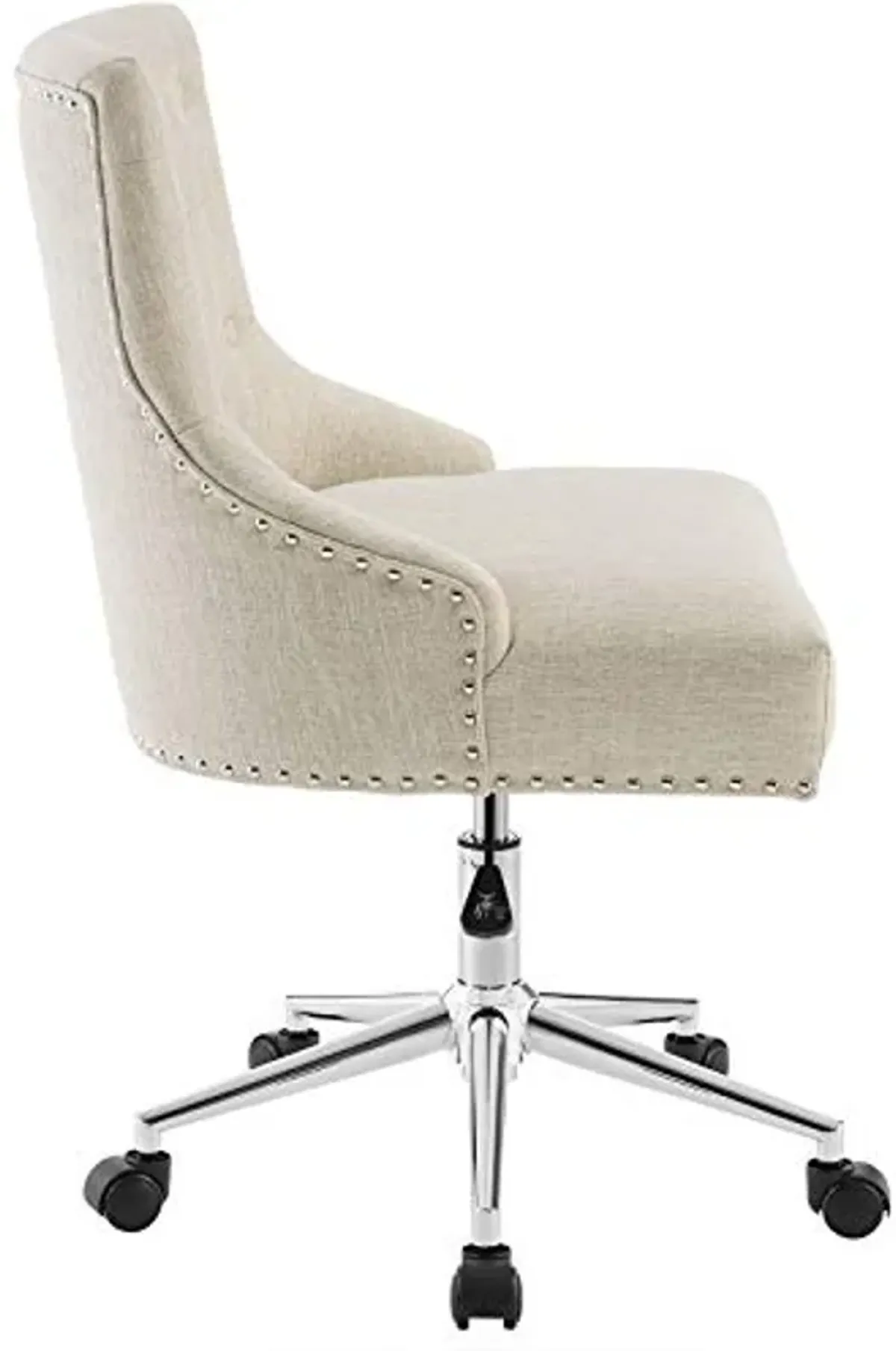 Yardlio Regent Button Tufted Swivel Office Chair: Vintage Charm & Superior Comfort