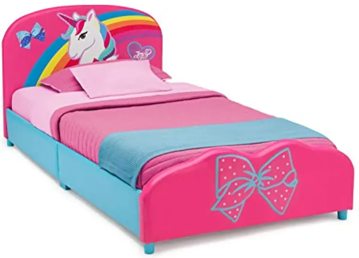 Delta Children JoJo Siwa Twin Bed and Dress Up Wardrobe Storage Bundle