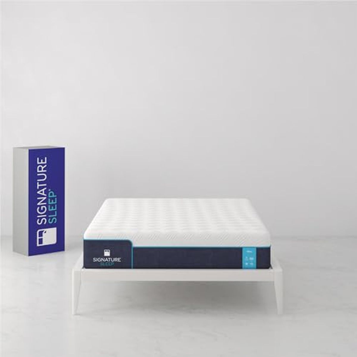 Signature Sleep Bliss 12 Inch Charcoal Cool Gel Memory Foam Mattress-in-a-Box, Medium-Soft, Certipur-US and Oeko-TEX, Full