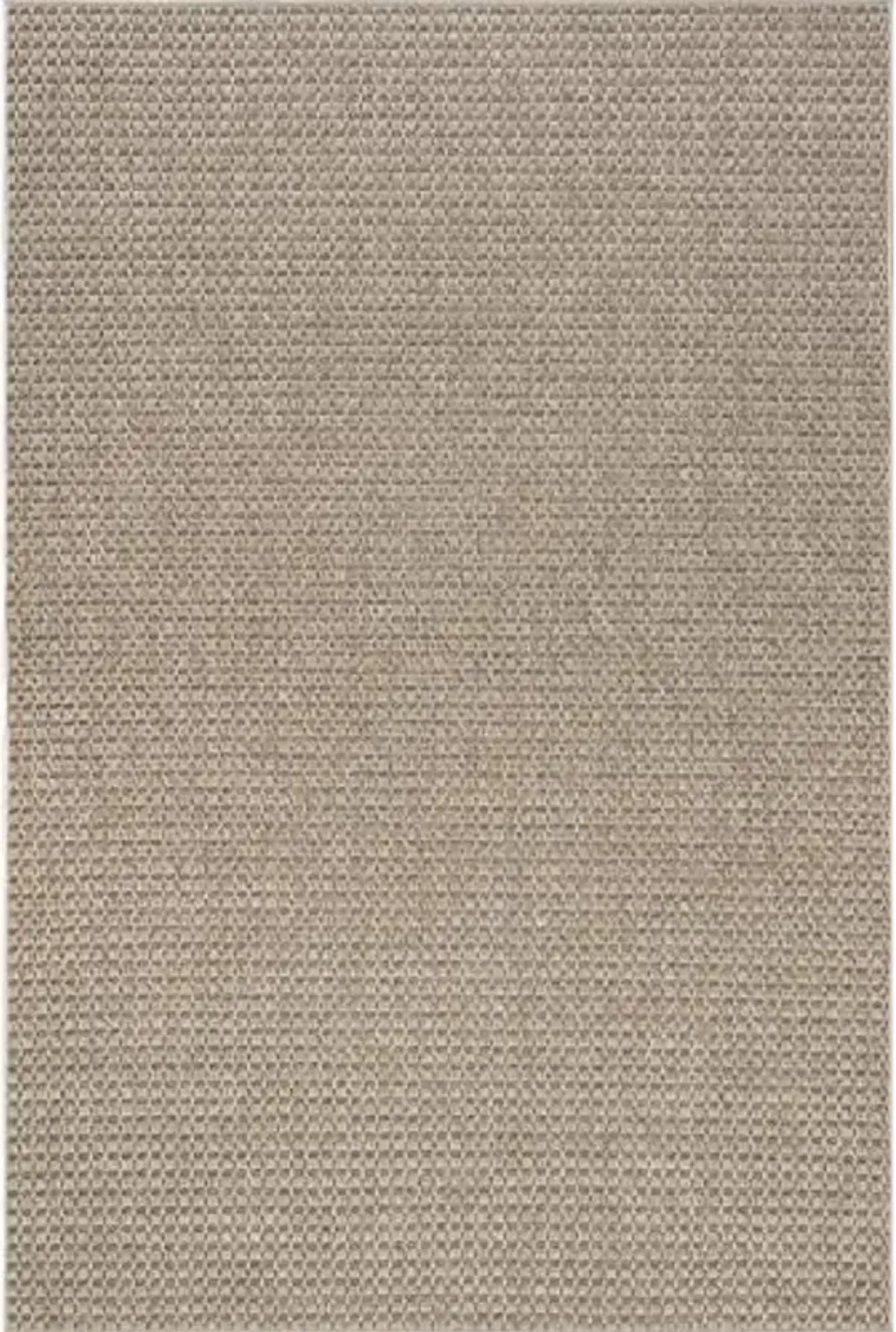 nuLOOM 4' x 6' Plush Indoor/Outdoor Area Rug, UV-Resistant, Long Loop Construction, Oeko-TEX Certified, Paito, Balcony, Jazmin Neutral