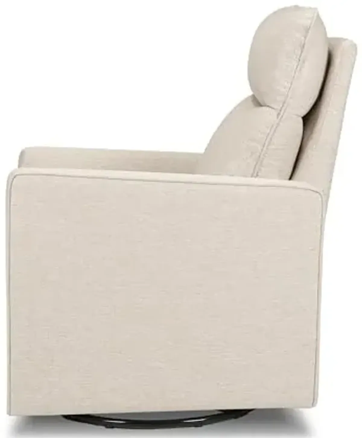 Davinci Gabby 360° Swivel Glider Nursery Chair - High Pillowback Glider Rocking Chair - GREENGUARD Gold, FSC & Certi-PUR US Certified -Versatile Comfy Swivel for Living Room and Nursery - Beach