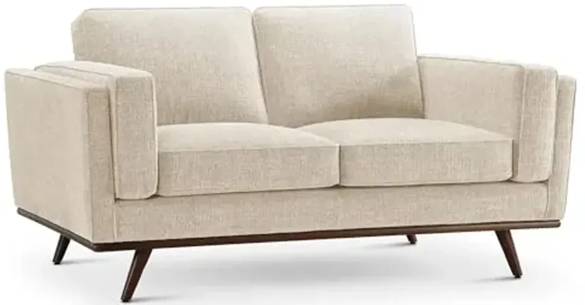 Abbyson Living Positano Fabric Loveseat, Beige