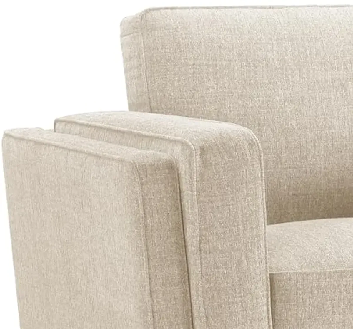 Abbyson Living Positano Fabric Chair, Beige