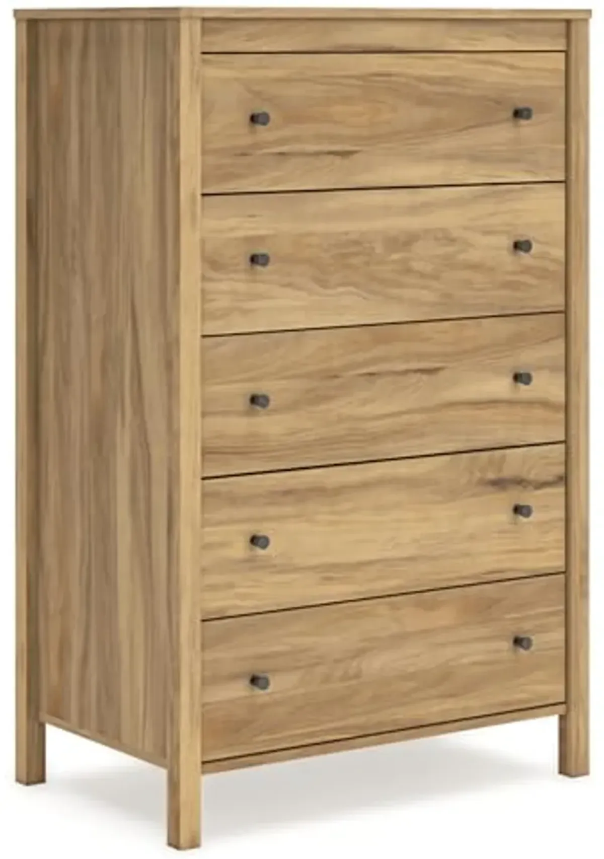 Signature Design by Ashley Bermacy Chest of Drawers, 32" W x 20" D x 50" H, Light Brown