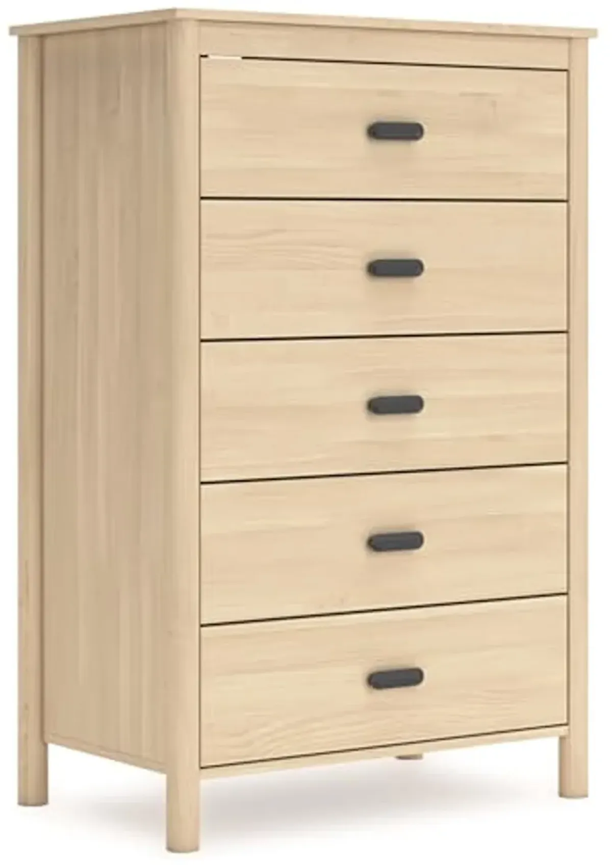 Signature Design by Ashley Cabinella Chest of Drawers, 33" W x 20" D x 50" H, Tan