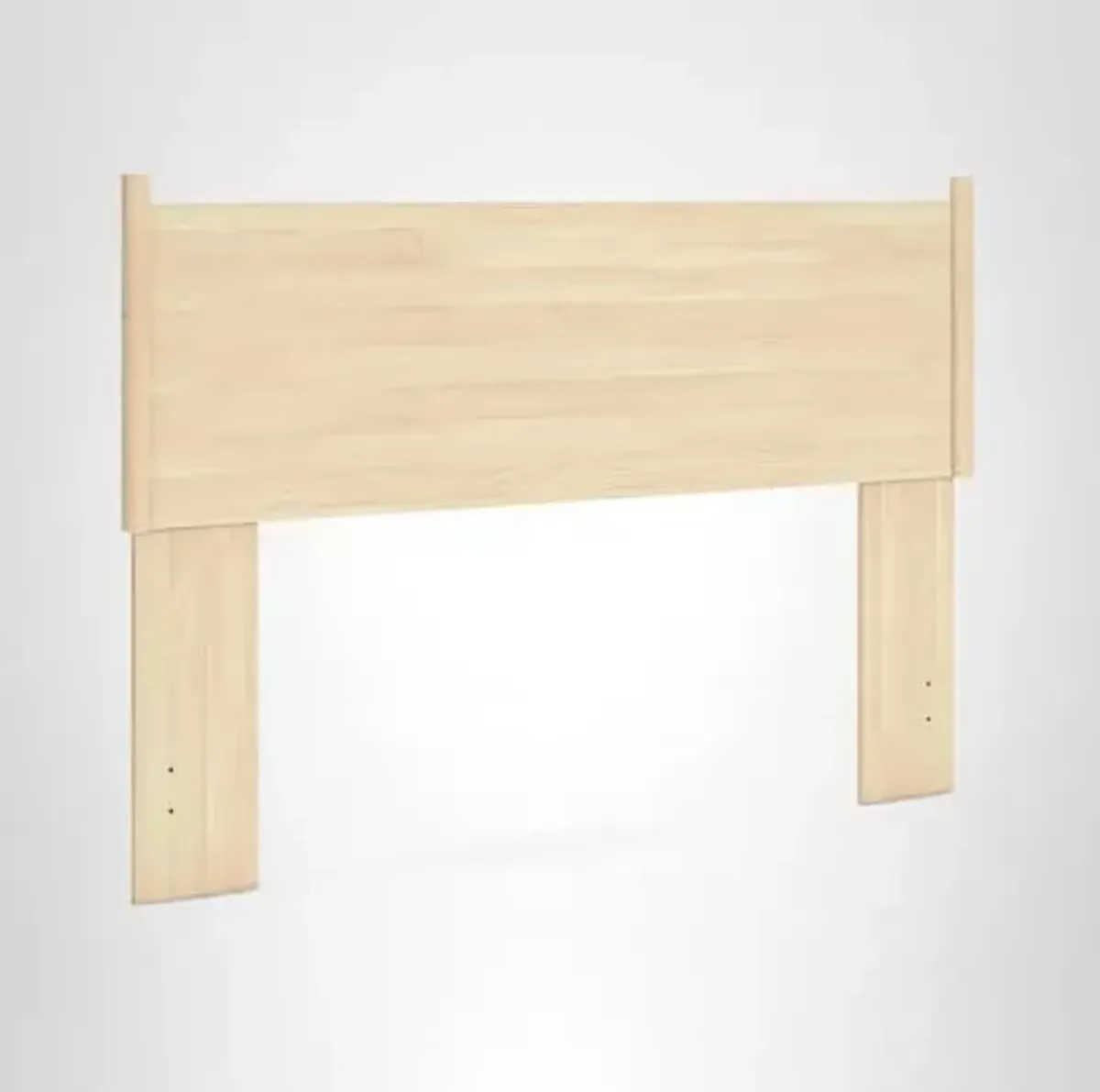 Signature Design by Ashley Cabinella Rustic Panel Headboard for Bedroom, Adjustable Height Options, Wood, Queen, Light Brown (Headboard Only)