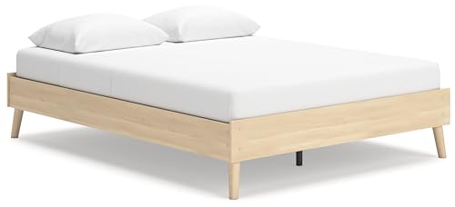 Signature Design by Ashley Cabinella Bed Platform, Queen (U.S. Standard), Light Brown