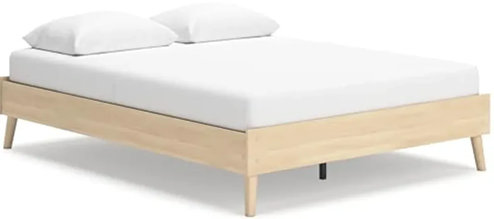 Signature Design by Ashley Cabinella Bed Platform, Queen (U.S. Standard), Light Brown