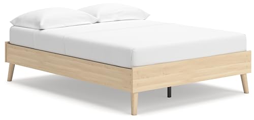 Signature Design by Ashley Cabinella Full Bed Platform, Light Brown