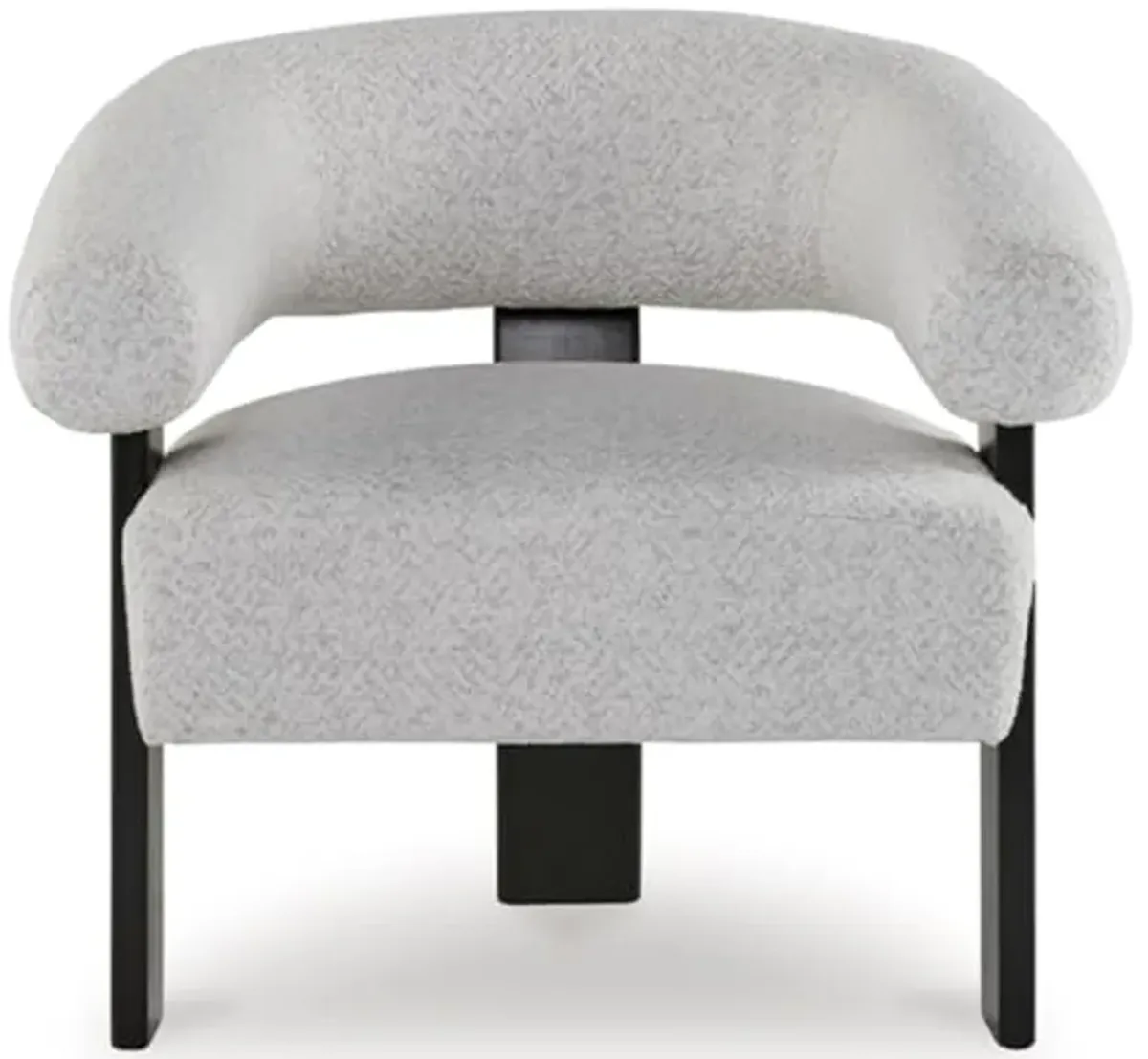 Signature Design by Ashley Dultish Accent Chair, 33" W x 30" D x 29" H, Light Gray & Black