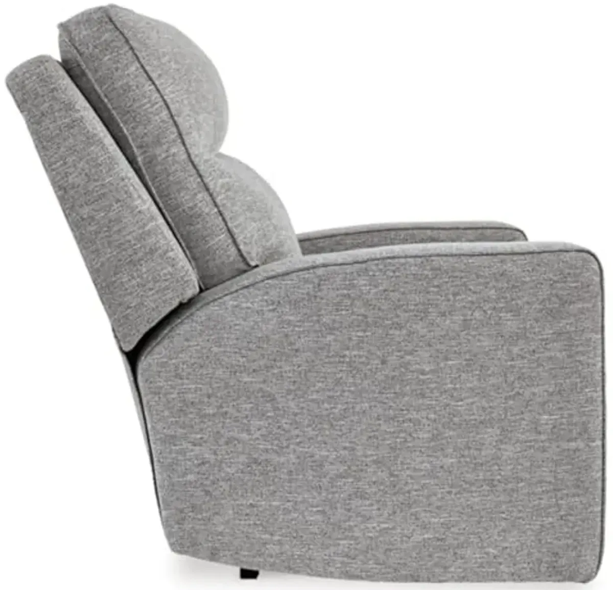 Signature Design by Ashley Biscoe Power Recliner, 41" W x 43" D x 42" H, Gray