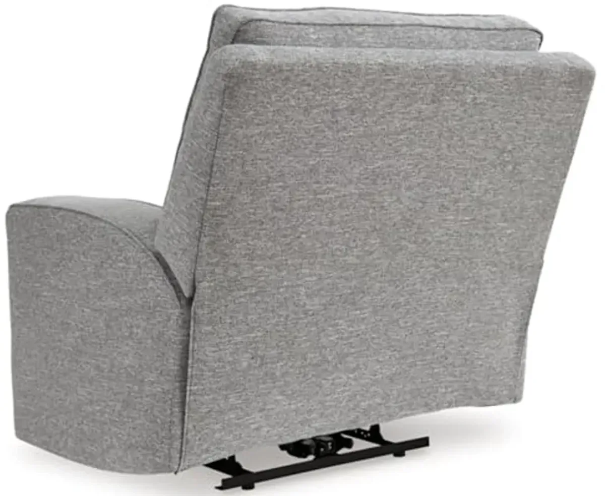 Signature Design by Ashley Biscoe Power Recliner, 41" W x 43" D x 42" H, Gray