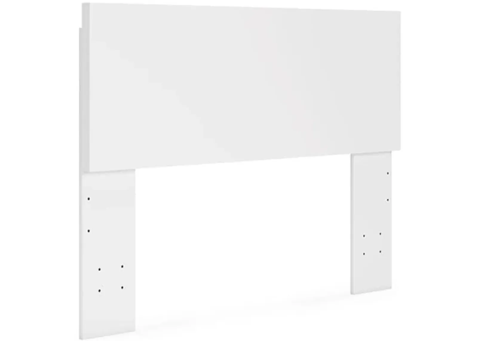 Signature Design by Ashley Onita Contemporary Adjustable Height Panel Headboard for Bedroom, Full, White