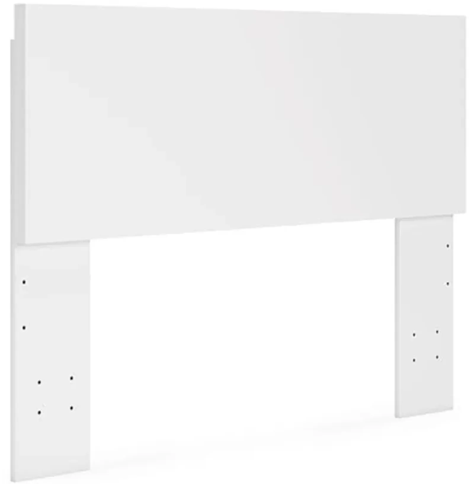 Signature Design by Ashley Onita Contemporary Adjustable Height Panel Headboard for Bedroom, Full, White