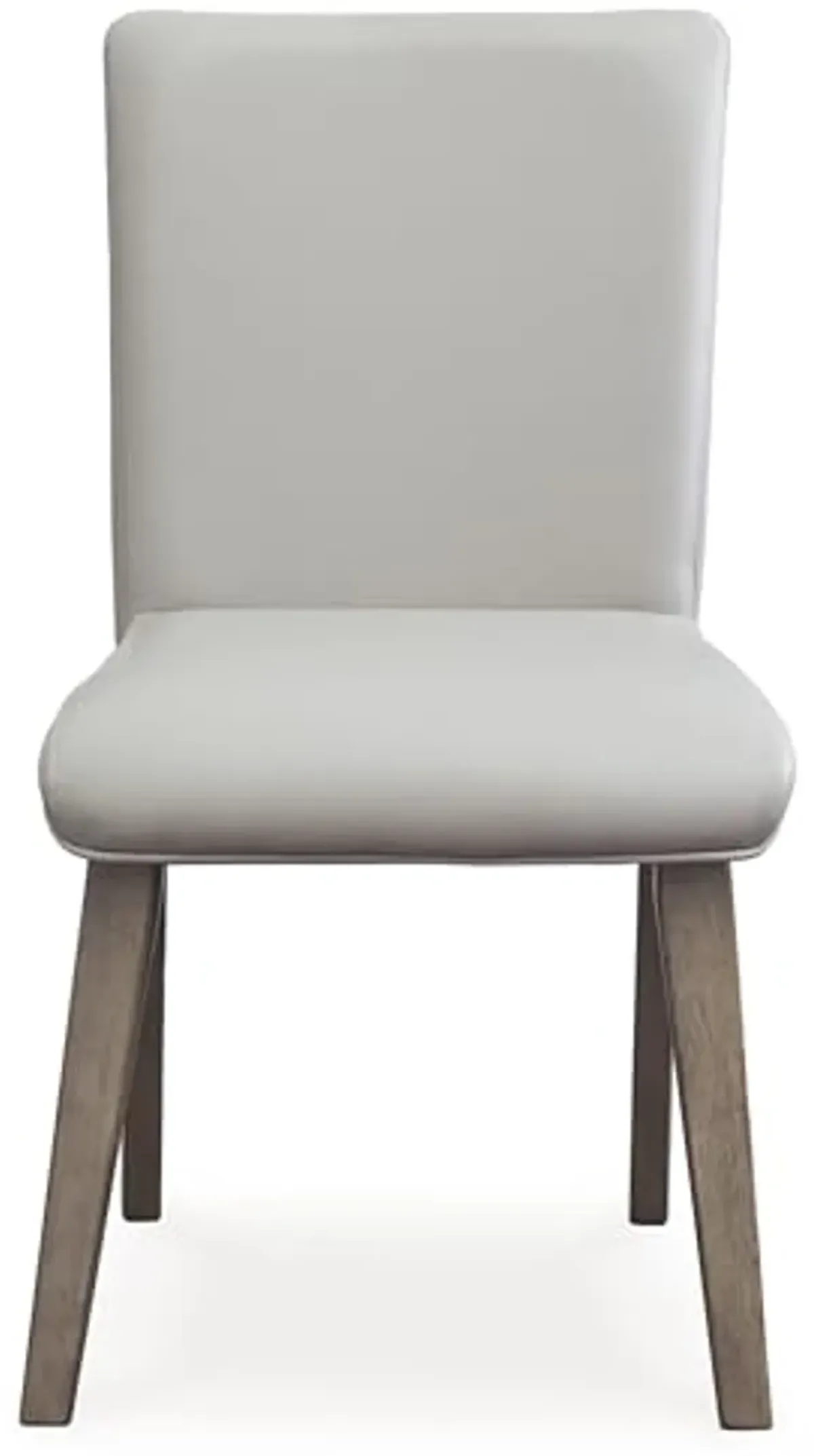 Signature Design by Ashley Loyaska Solid Wood Frame Dining Chair, Set of 2, Grayish Brown