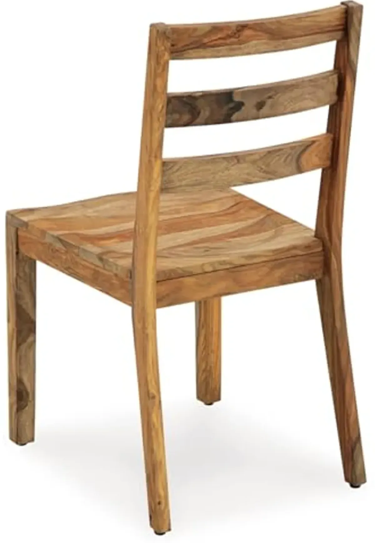 Signature Design by Ashley Dressonni Farmhouse Solid Wood Armless Dining Chair, Set of 2, Light Brown