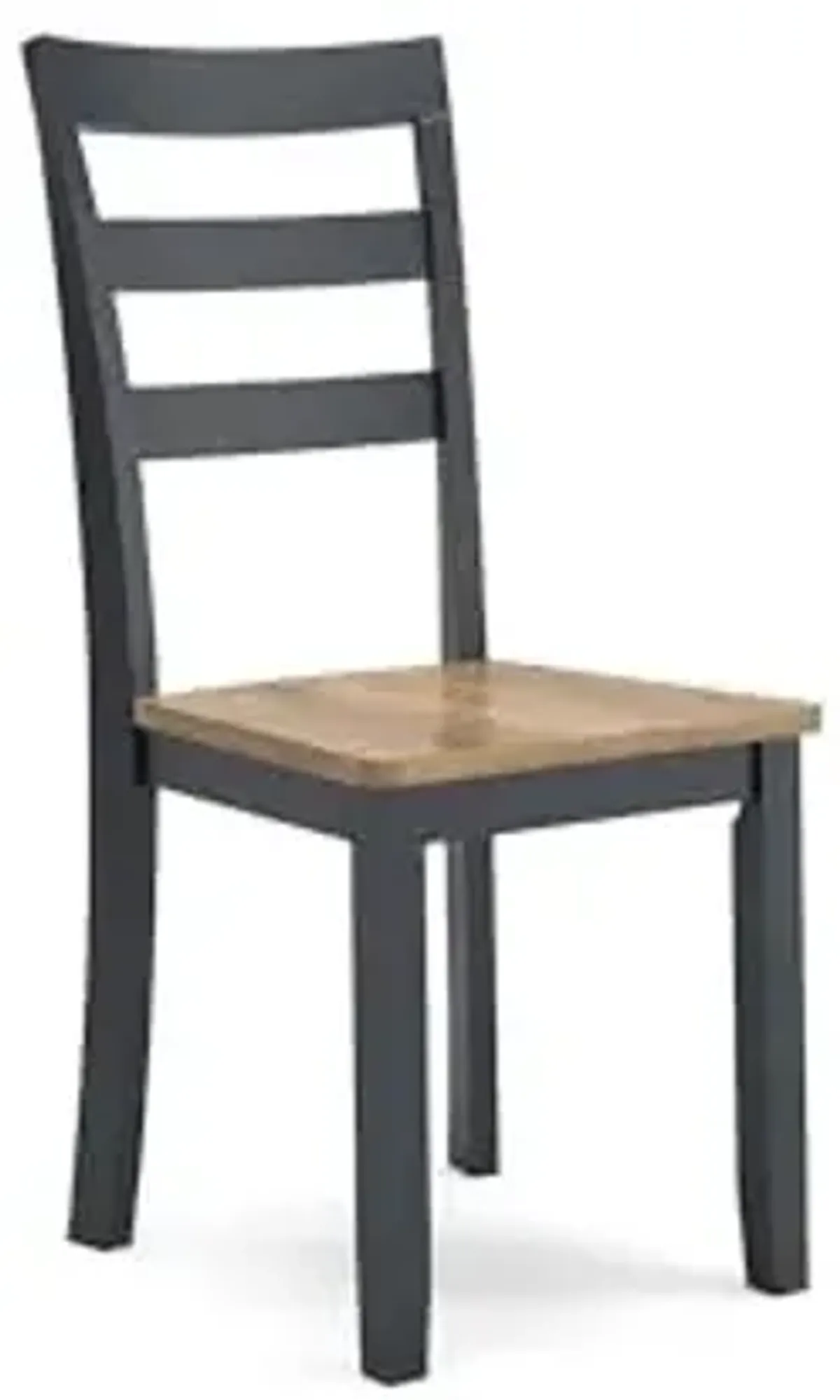 Signature Design by Ashley Gesthaven Solid Wood Frame Dining Chair, Set of 2, Blue/Natural