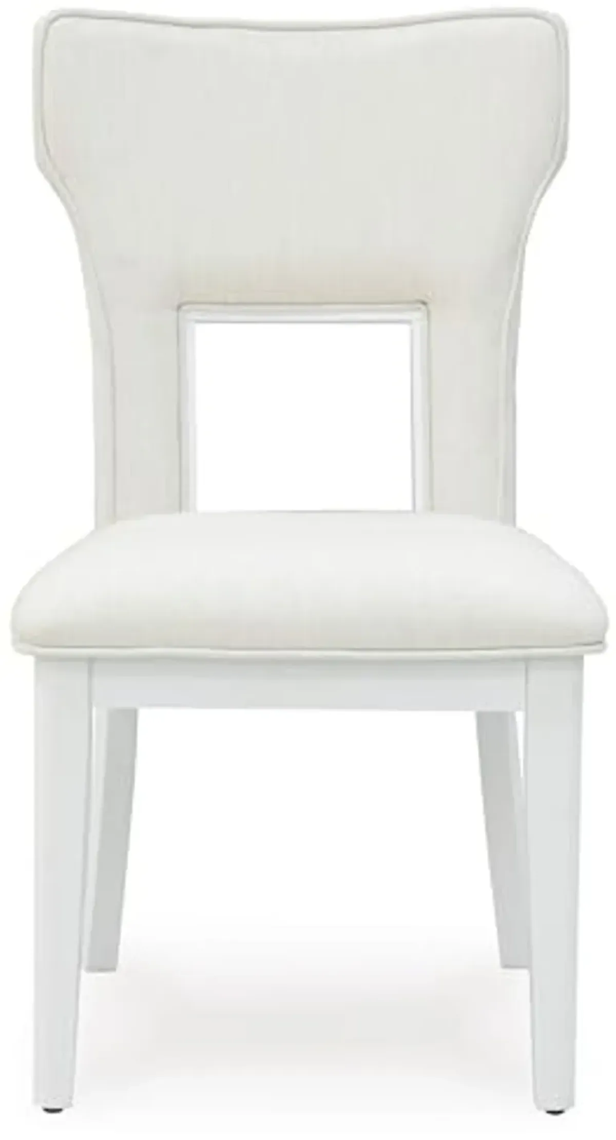 Signature Design by Ashley Chalanna Solid Wood Frame Dining Chair, Set of 2, White