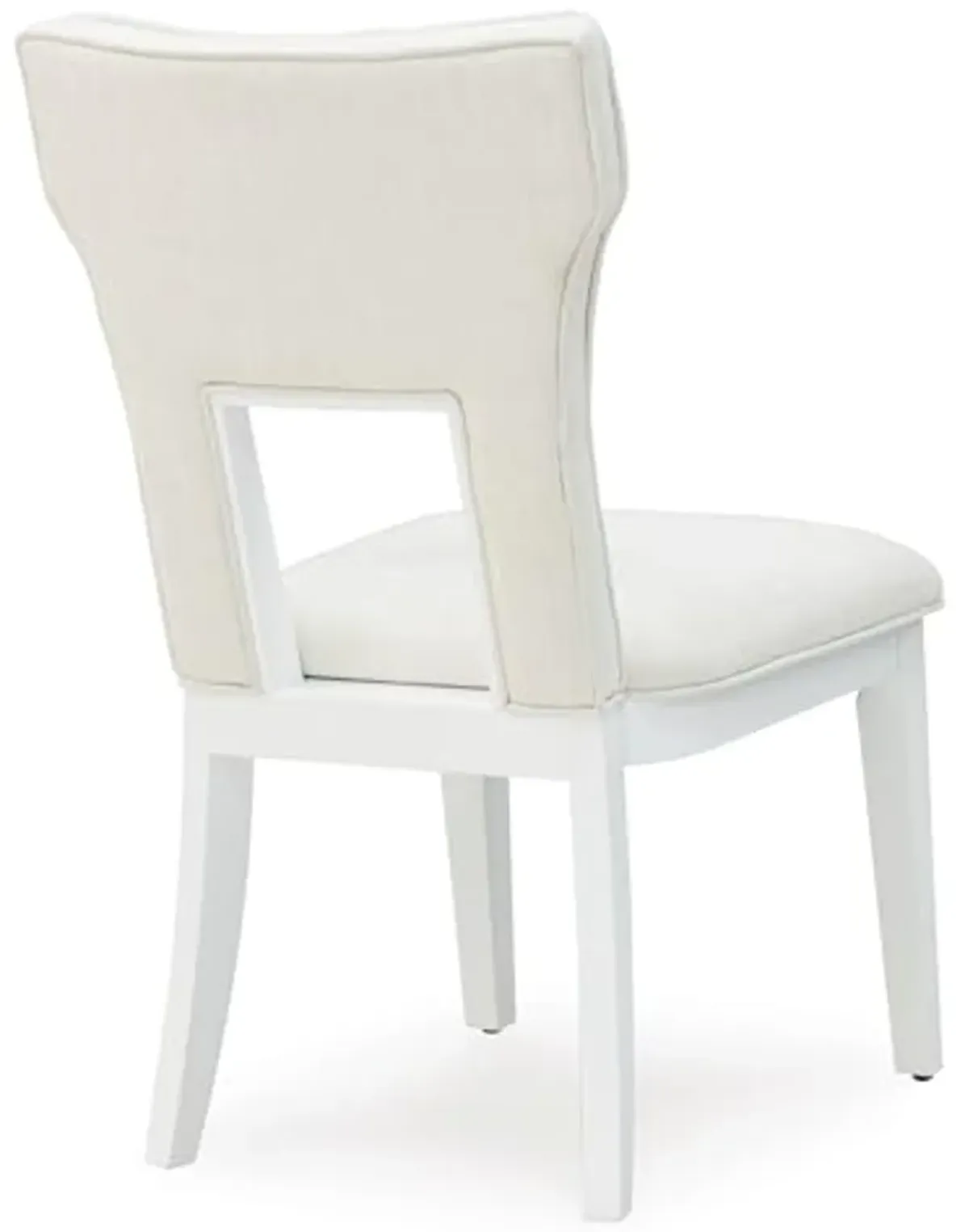 Signature Design by Ashley Chalanna Solid Wood Frame Dining Chair, Set of 2, White