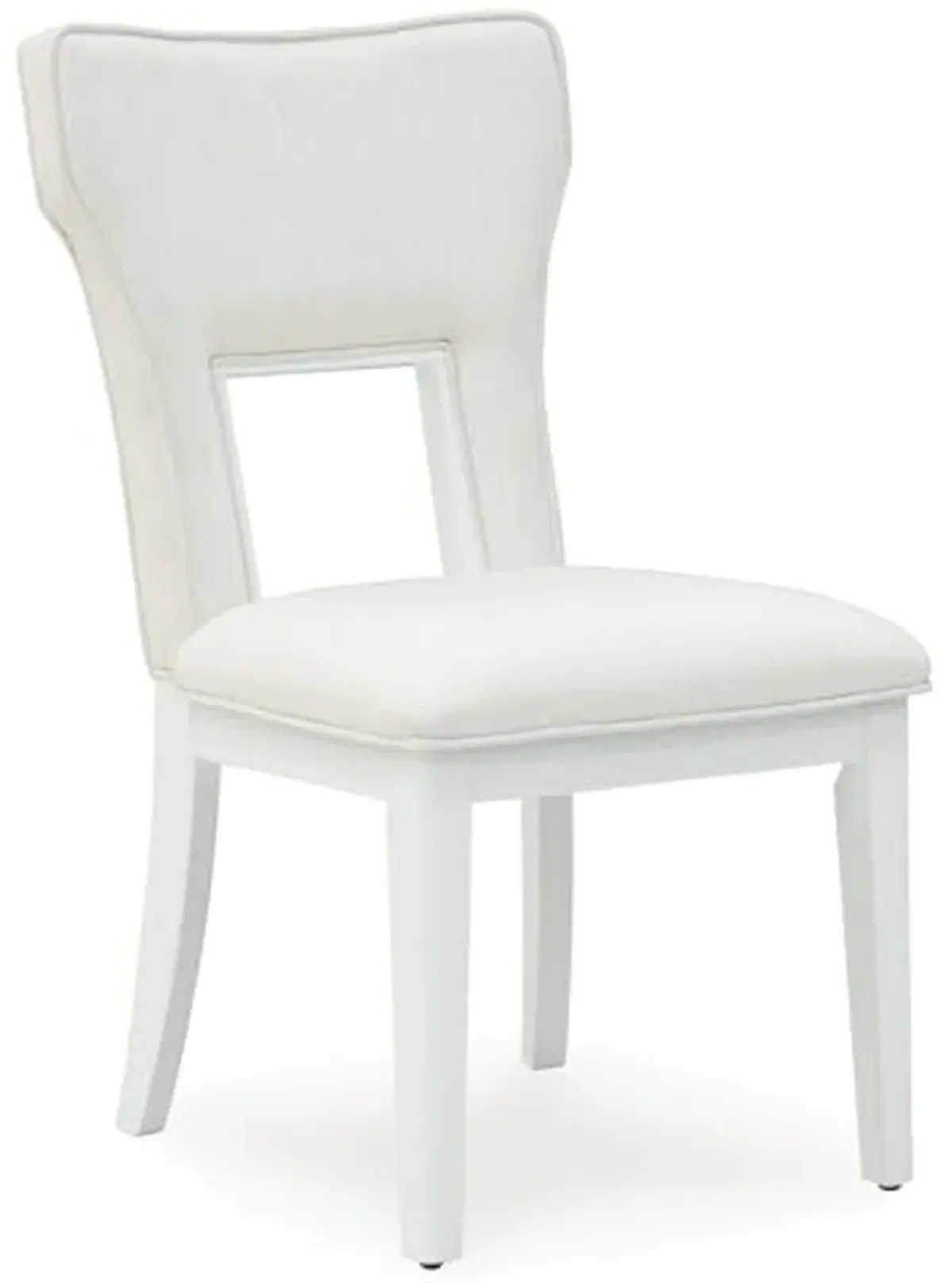 Signature Design by Ashley Chalanna Solid Wood Frame Dining Chair, Set of 2, White