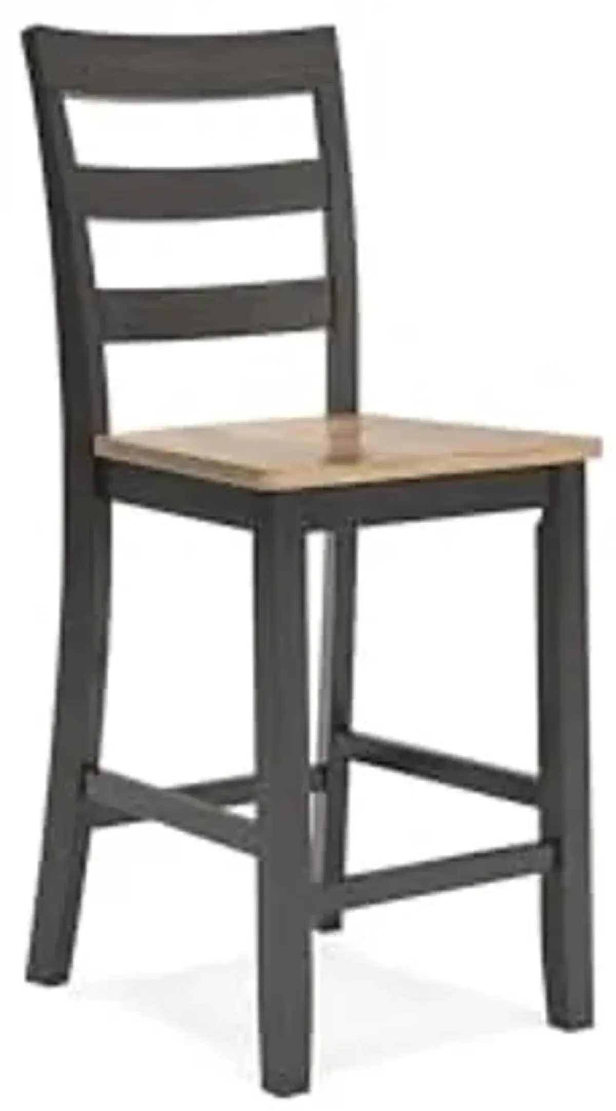 Signature Design by Ashley Gesthaven Solid Wood Frame Counter Height Barstool, Set of 2, Natural/Brown