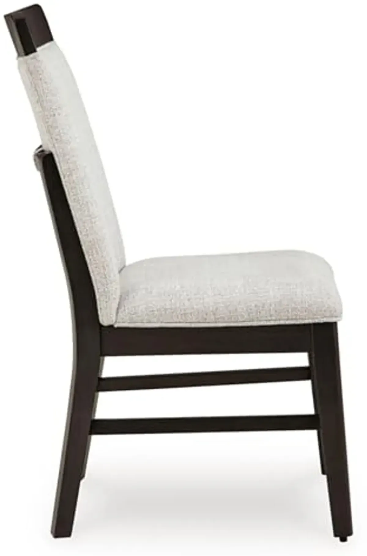 Signature Design by Ashley Neymorton Solid Wood Frame Dining Chair, Set of 2, Light Gray/Brown