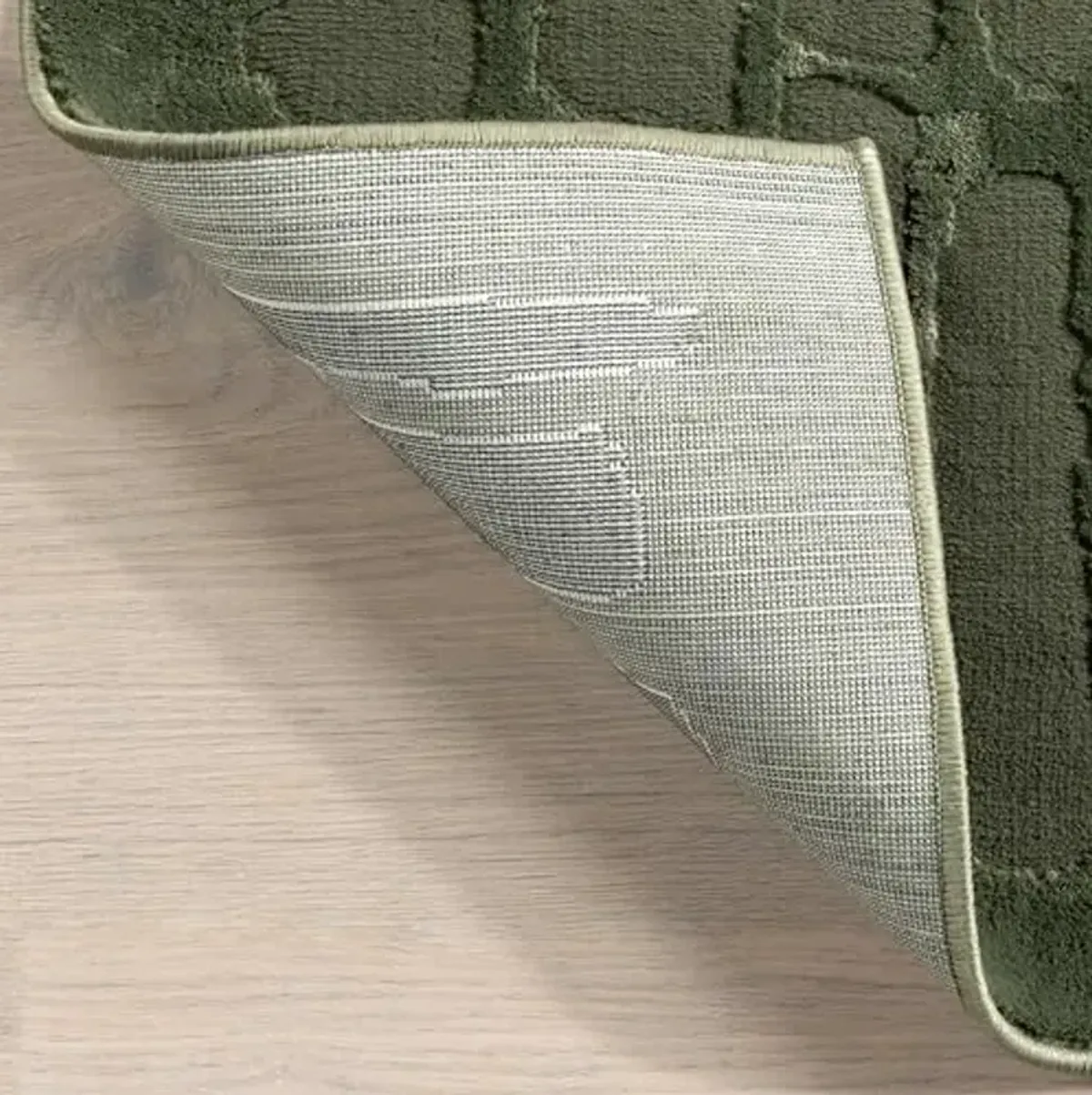 nuLOOM Belen Forest Green, 6' Round, Abstract, Recycled Polyester, Soft and Smooth, High Traffic, Stain Resistant, Easy Clean, Durable Washable Area Rug for Bedroom, Living Room, Dining, Foyer